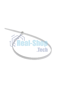 Хомут кабельный Rexant 4.8х400 нейл. белый (уп. 100 шт)