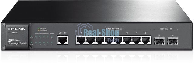Коммутатор TP-Link SMB TL-SG3210 JetStream 8-Port Gigabit L2 Lite Managed Switch with 2 SFP Slots