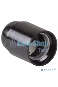 Патрон подвесной карболитовый Iek EPK10-04-01-K01 Пкб27-04-К01, Е27, черный, стикер на изделии, IEK