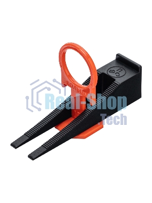 Комплект зажим + клин для системы выравнивания плитки СВП Сибртех Кольцо, 50/50 шт. в ведре