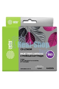 Картридж струйный Cactus CS-LC985M пурпурный (15 мл) для Brother DCPJ315W/DCPJ515W/MFCJ265W