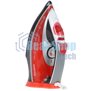 Утюг Centek CT-2346 красный/черный/белый, 3000 Вт, 45 г/мин, 190 г/мин, 380 мл
