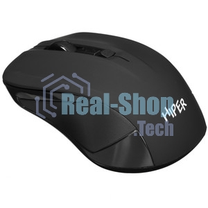 Мышь беспроводная HIPER HOMW-101-BT черный, 1600 dpi, радиоканал, USB, кнопки - 4