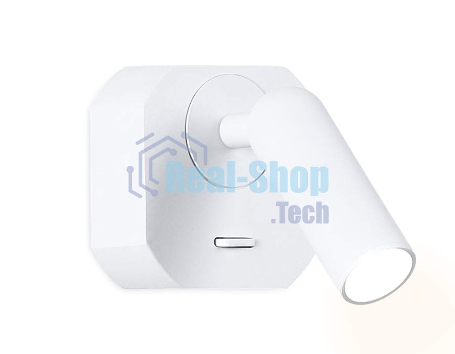 Настенный поворотный светодиодный светильник Ambrella light FW282 SWH белый песок LED 4200K 3W 66*66*65