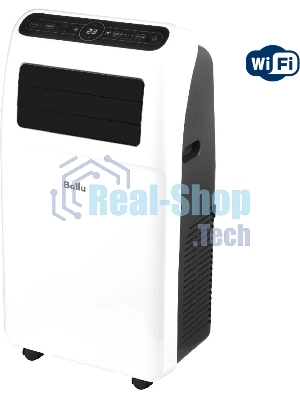 Кондиционер мобильный Ballu Aura BPAC-12 CP/N1_24Y 12000 BTU, 30 м², 52 дБ, охлаждение, осушение, белый