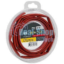 Трубка термоусадочная ТТУ нг-LS 4/2 красн. (уп.2м) IEK UDR12-004-002-002-K04-T