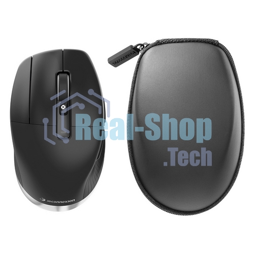 Мышь беспроводная/проводная 3Dconnexion CadMouse Pro Wireless Left (3DX-700079) черный, 7200 dpi, радиоканал, Bluetooth, USB Type-C, кнопки - 7