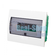 Бокс СП EASY9 встраив. с прозрачной дверью 1ряд 12мод. SchE