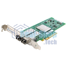 Контроллер Qlogic QLE2562-CK 8Gb 2-port FC HBA x8 PCIe LC multi-mode optic