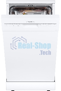 Посудомоечная машина Maunfeld MWF08S, белый, 44.8 см, 9 компл., 49 дБ, класс A+