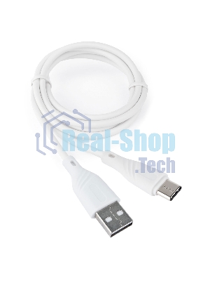 Кабель USB2.0 Cablexpert CCB-USB2-AMCMO1-1MW, AM/Type-C, издание Classic 0.1, длина 1м, белый, блистер