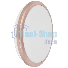 Светильник LED ДПБ 3205 24Вт IP54 4000K круг роз. золото LDPB0-3205-24-4000-K01 IEK