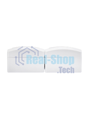 Блок вертикальный 2 розетки Kranz INDUSTRIAL IP54 с заземлением, о/у, белый