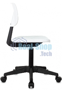 Кресло детское Бюрократ CH 200 белый пластик крестов. пластик