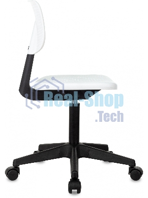 Кресло детское Бюрократ CH 200 белый пластик крестов. пластик