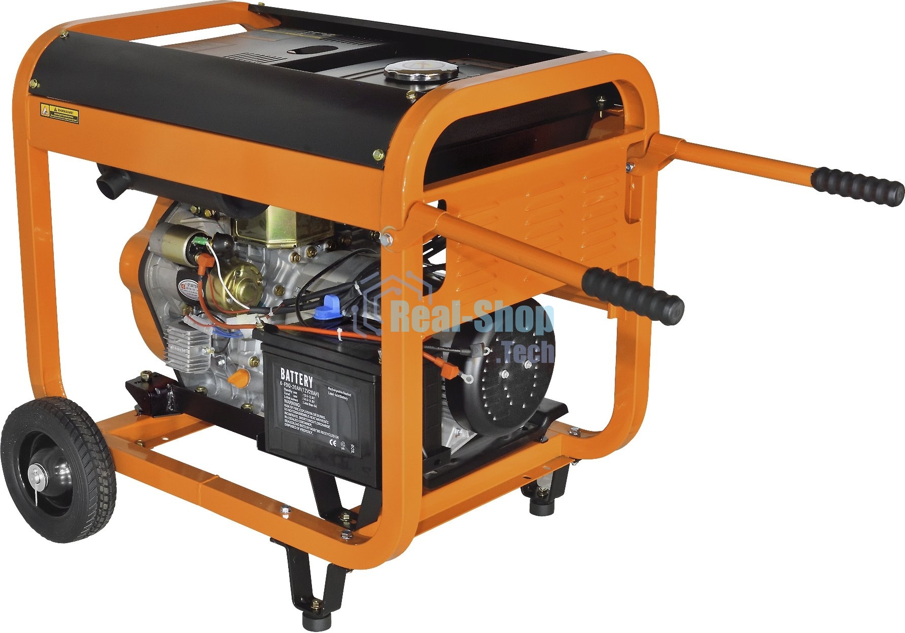 Генератор Carver PPG-7000DE, 6.3 кВт
