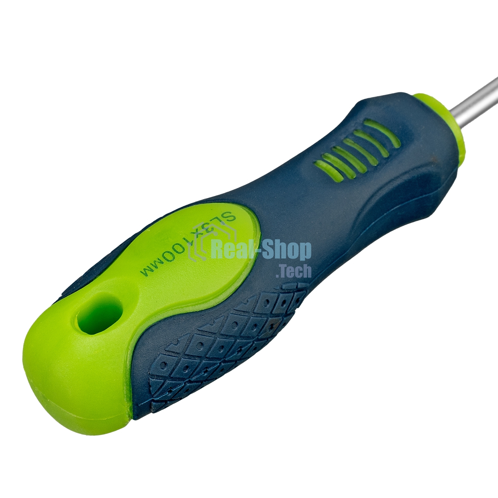 Отвертка Сибртех, SL3,0 х 100 мм, CrV, 2-х компонентная рукоятка