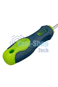 Отвертка Сибртех, SL3,0 х 100 мм, CrV, 2-х компонентная рукоятка