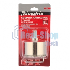 Сверло алмазное Matrix по керамограниту, 60 х 67 мм