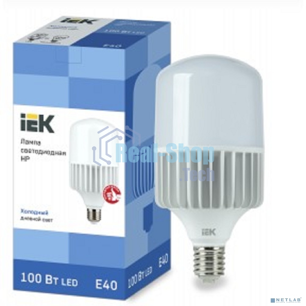 Лампа светодиодная IEK LLE-HP-100-230-65-E40 HP 100Вт 230В 6500К E40