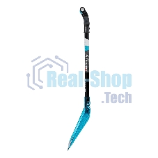 Лопата для уборки снега, поликарбонат, 260х310х870 мм, стальной черенок, LUXE Palisad