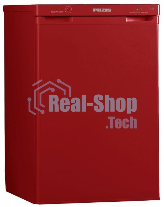 Холодильник Pozis RS-411 рубиновый однокамерный 84/14 л морозилка сверху, капельная система