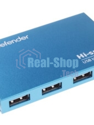 USB-концентраторы Defender Septima Slim, USB 2.0, USB 7 портов, блок питания/USB