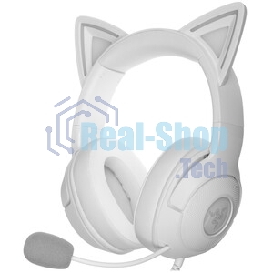 Гарнитура Razer Kraken Kitty V2 Белый, проводная, USB, подсветка