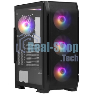 Компьютерный корпус ZALMAN N7 PLUS V2, ATX, черный, WINDOW, 1xCombo (3.5” or 2.5”), 1 x 3.5”, 3 x 2.5”, 2xUSB2.0, 1xUSB3.0, FRONT 3x120мм RGB, REAR 1x120мм RGB, TOP 2x120мм RGB, SIDE 1x120мм