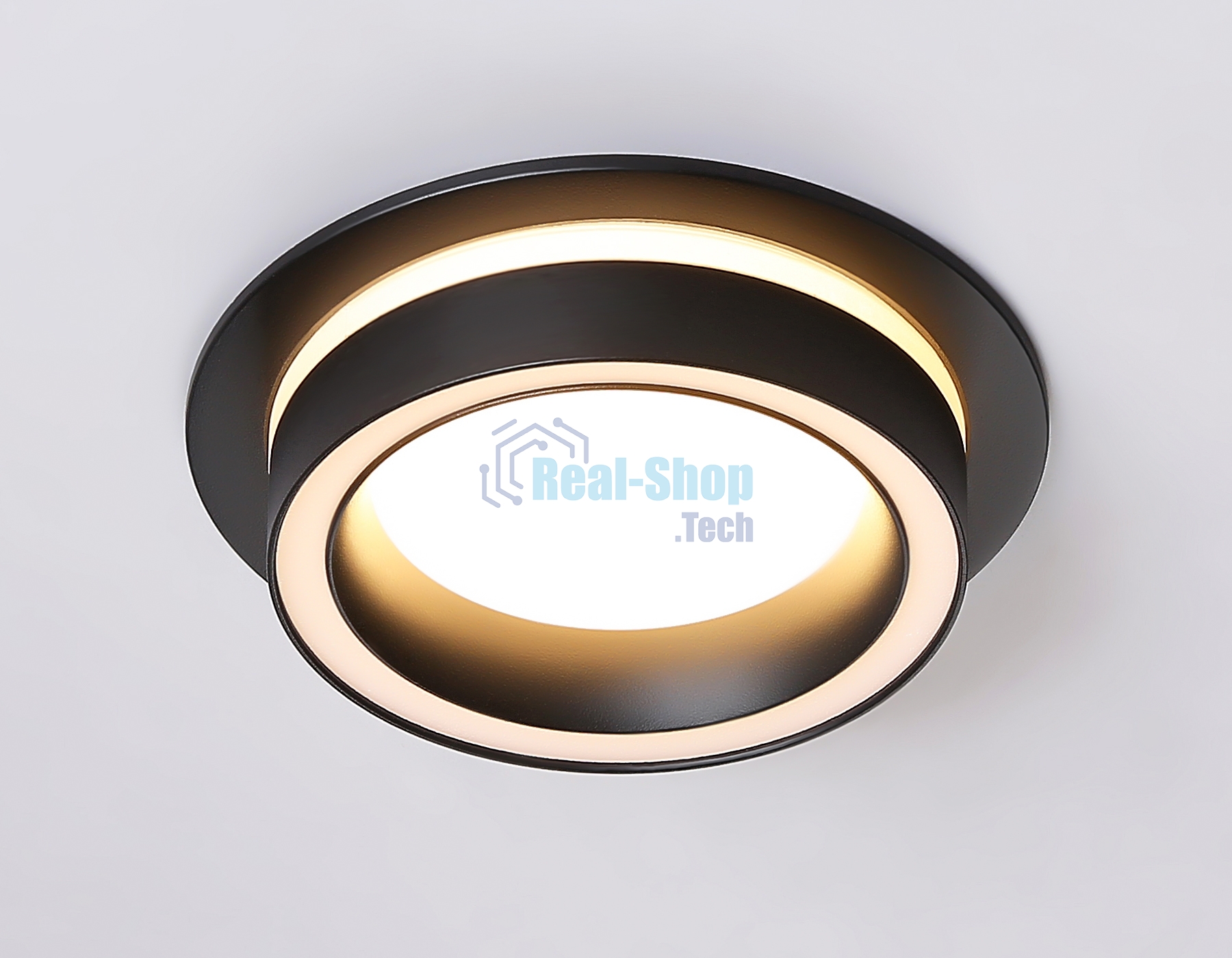 Светильник Ambrella light TN5241 BK черный GX53 D110*42