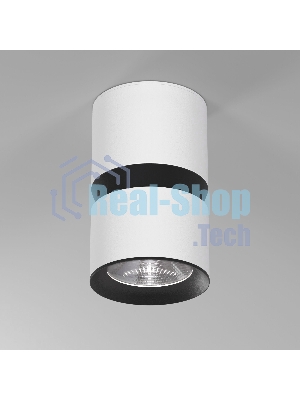 25049/LED 12W 4000К белый/чёрный / Светильник потолочный светодиодный