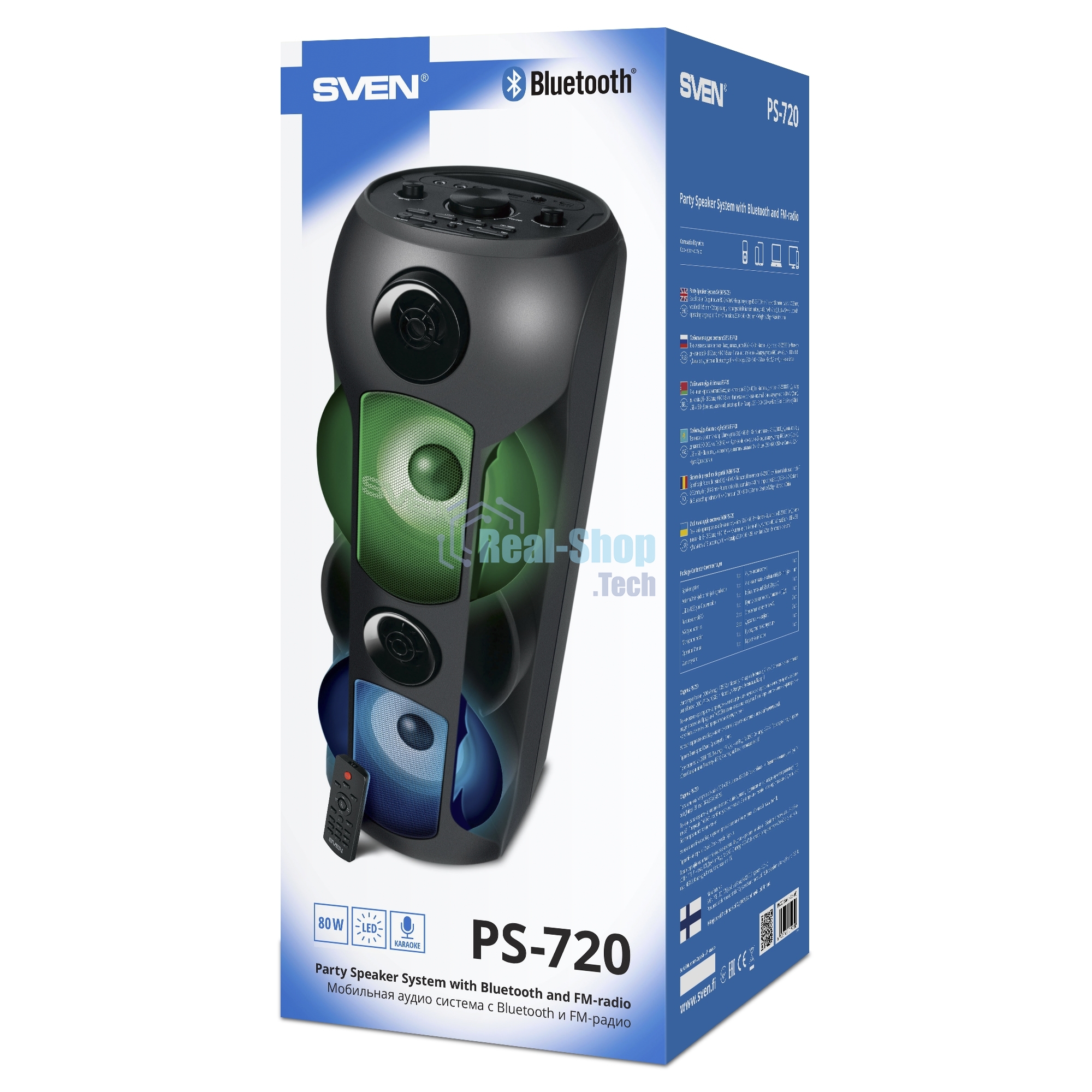 Мобильные колонки SVEN PS-720 2.0 черные