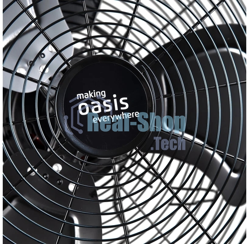 Вентилятор OASIS VN-110B чёрный, напольный, 110 Вт, 3 скорости, 53 см