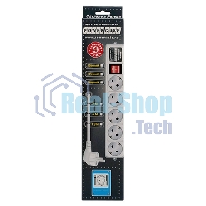 Сетевой фильтр Powercube SPG-B-15-WHITE 5 м (5 розеток) белый (коробка)