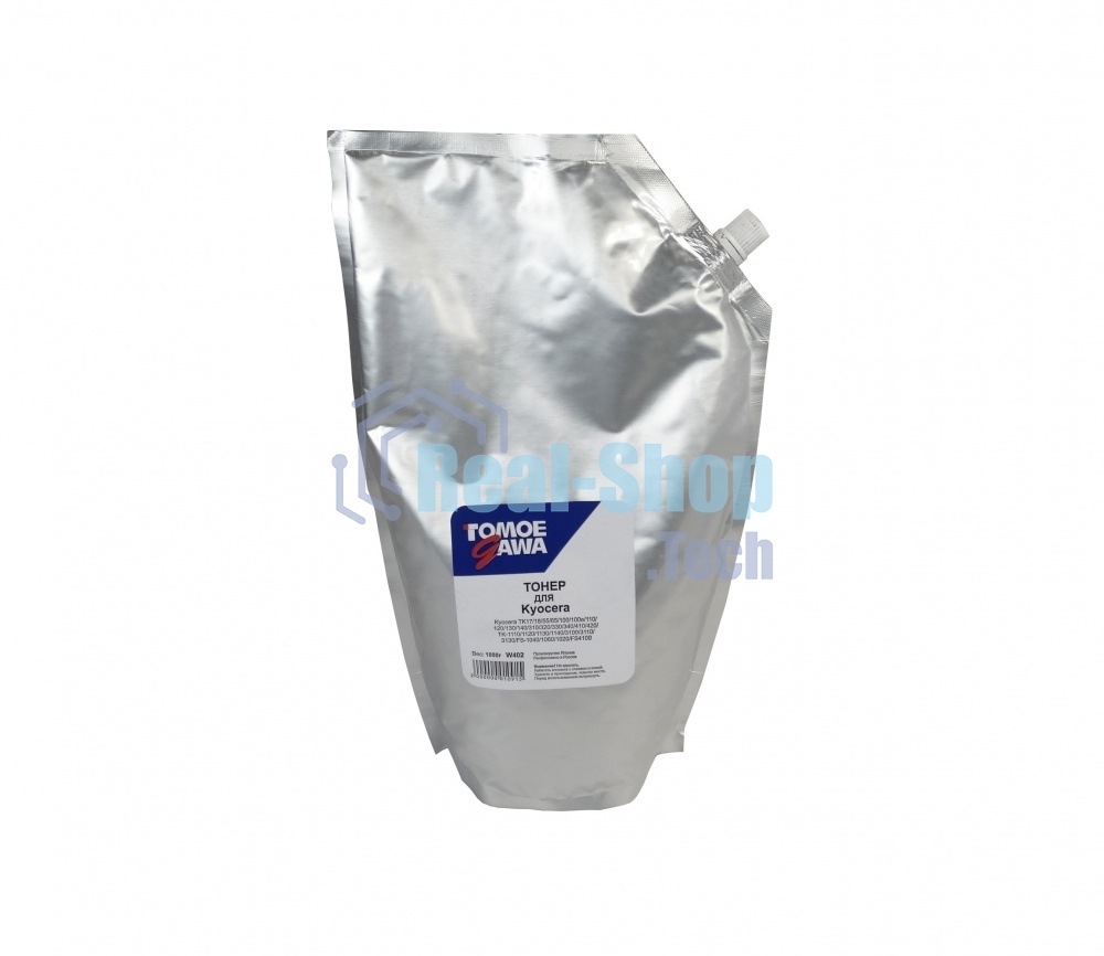 Тонер для принтеров Kyocera TK-17/18/55/65/100/100е/110/120/130/140/310/320/330/340/410/420/TK-1110/1120/1130/1140/3100/3110/3130/FS-1040/1060/1020/FS4100 1000гр Tomoegawa Фасовка РФ SOFT