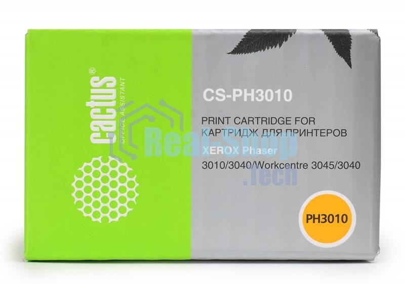 Картридж лазерный Cactus CS-PH3010 (106R02181) черный (1000 стр.) для Xerox Phaser 3010/WorkCentre 3045