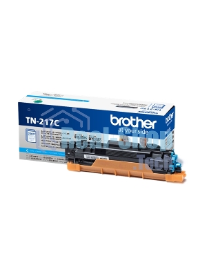 Картридж лазерный Brother TN217C голубой для MFC-L3770CDW, DCP-L3550CDW, HL-L3230CDW 2300 стр