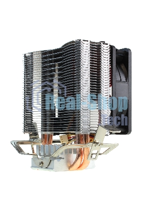 вентилятор CROWN Кулер для процессора CM-92 (Для Intel и AMD, TDP до 95 Ватт, 2шт. медных теплопроводных трубок, Гидродинамическии подшипник, Размер: 117*79*113 мм)