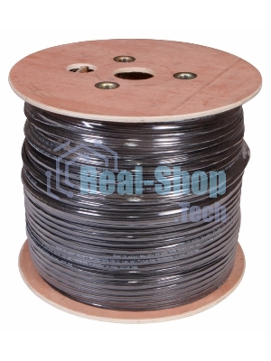 Кабель витая пара Rexant UTP 4PR 24AWG, cat.5e наружный (OUTDOOR) + ТРОС*1 (бухта 305 м)