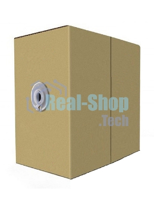 Кабель сетевой Buro BU-CCA-045 UTP 4 пары cat5E solid 0.45мм CCA 305м серый