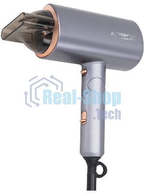 Фен Polaris PHD2090ACi Tourmaline PROF графит/розовое золото Фен 2000Вт