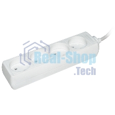 Удлинитель 4х3 м без заземл. 10А IP20 У4 2P ИЭК WYP10-06-04-03-N