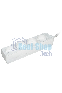 Удлинитель 4х3 м без заземл. 10А IP20 У4 2P ИЭК WYP10-06-04-03-N