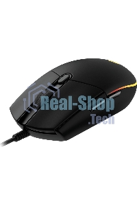 Мышь проводная Logitech G102 LIGHTSYNC черный, 8000 dpi, USB, кнопки - 6