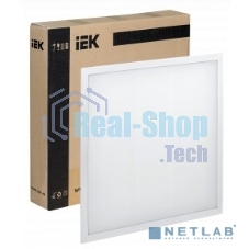 Светильник светодиодный ДВО Iek LDVO3-6571-45-4000-K01 6571-O 45Вт 4000К 595х595х20 опал аналог люм.свет. 4х18 накладных или в потолок Армстронг