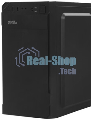 Компьютерный корпус KingPrice KPCC-MN209 черный без БП mATX 1x80мм 2x120мм 2xUSB 2.0 audio