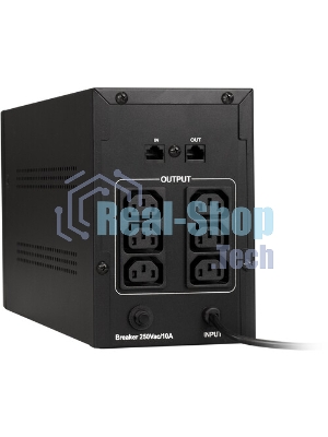 Источник бесперебойного питания ExeGate EX292801RUS SpecialPro UNB-1600.LED.AVR.2SH.3C13 1600VA/950W, LED, AVR, 2*Schuko+3*C13, съемн.кабель, металлический корпус, черный