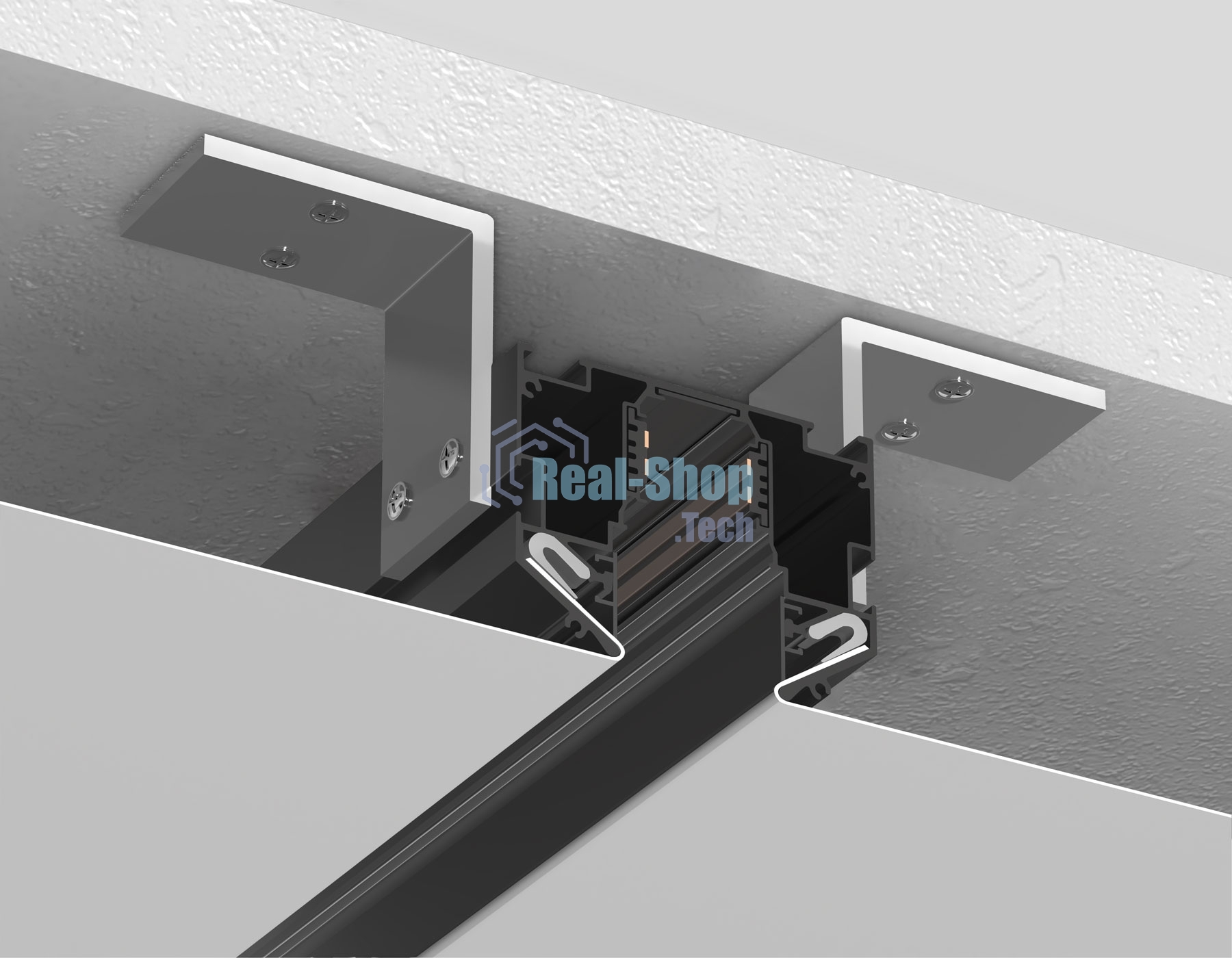 Шинопровод GL3347 BK черный IP20 48V 2000*62,5*51,5
