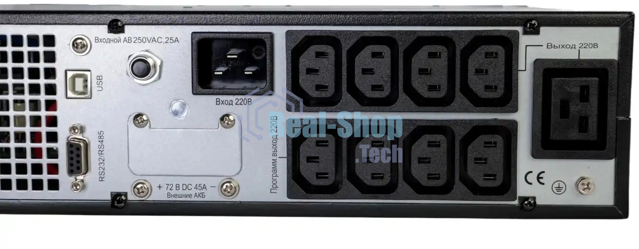 Источник бесперебойного питания Systeme Electric Smart-Save Online SRTSE/2000 ВА/2000 Вт/8xIEC C13 + 1х IEC 320 С19