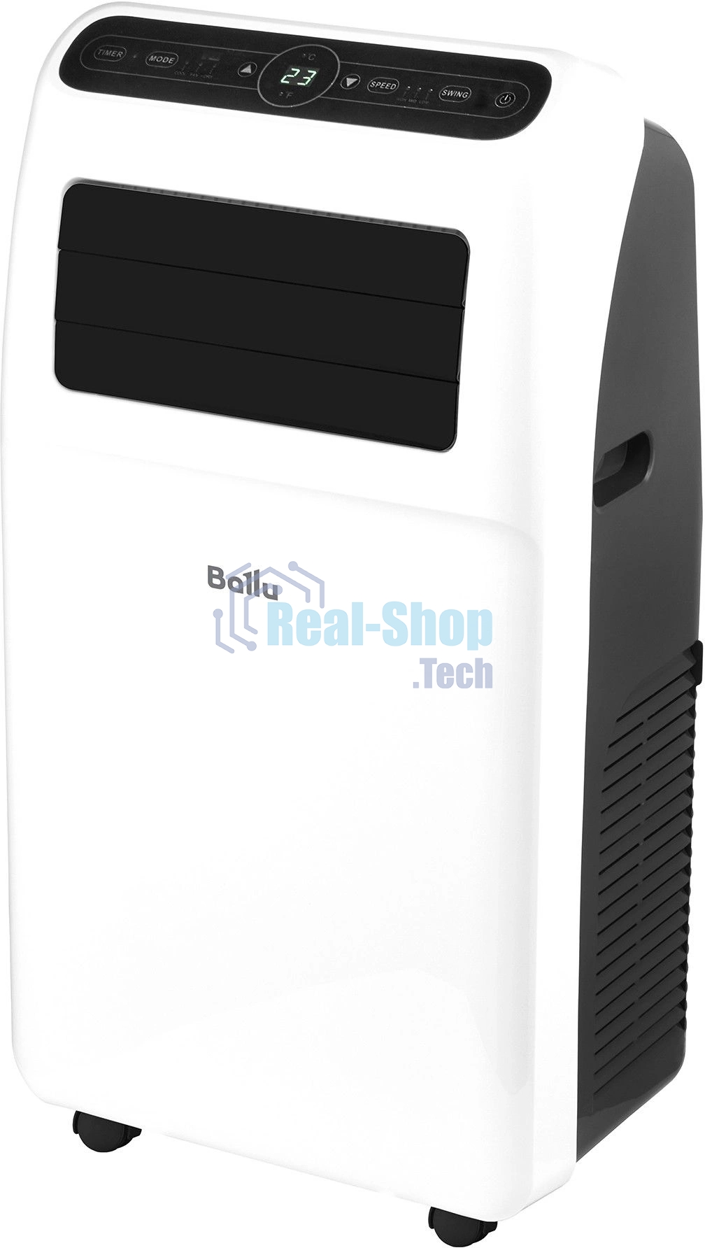 Кондиционер мобильный Ballu Aura BPAC-12 CP/N1_24Y 12000 BTU, 30 м², 52 дБ, охлаждение, осушение, белый